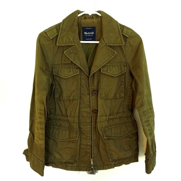 Madewell Outbound Army Utility Jacket in Olive XS - Picture 7 of 7